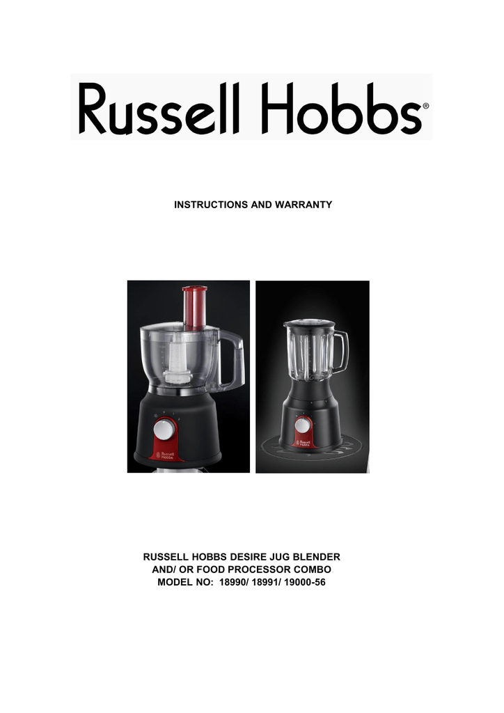 Ronson Food Processor Blender Spare Parts Reviewmotors.co