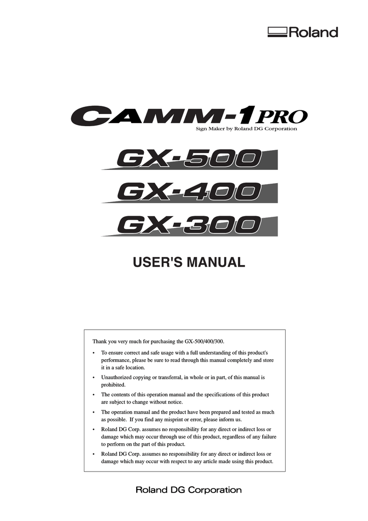 Roland Cm 500 Specifications Manualzz