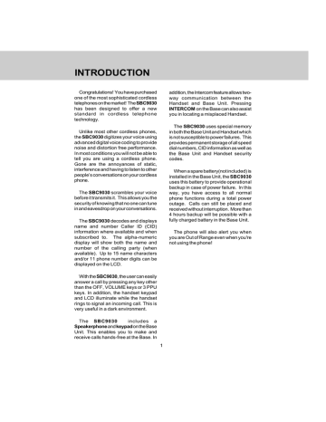 VTech SBC9030 Operating Instructions Manual | Manualzz
