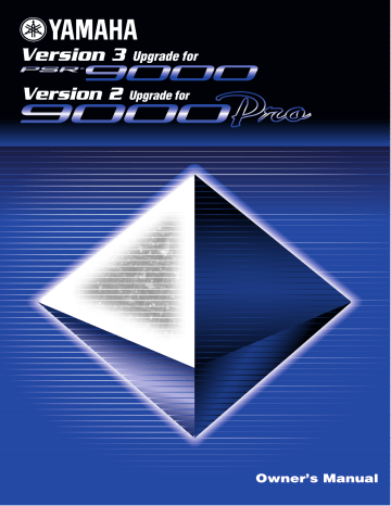 Touch Limit for Harmony/Echo. Yamaha PSR-9000, 9000 Pro | Manualzz