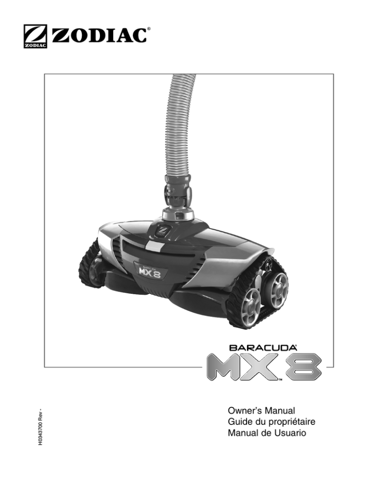 Zodiac Baracuda Mx8 Replacement Parts | Webmotor.org