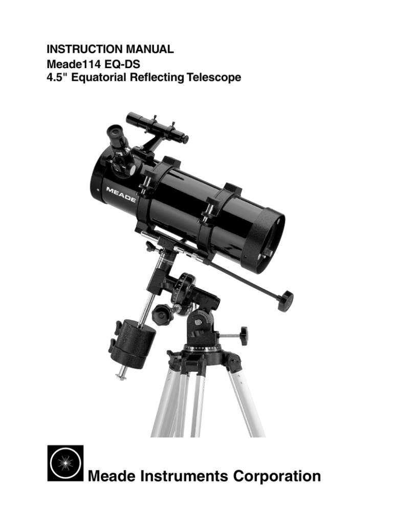 Meade DS-114 Instruction manual | Manualzz