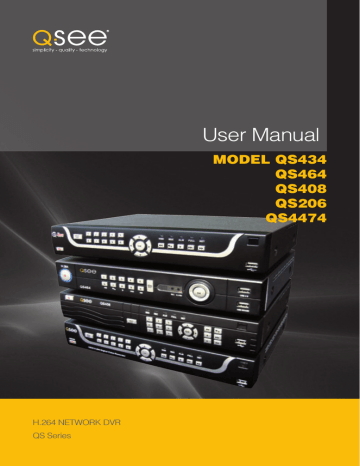 Q-See QS408 User manual | Manualzz