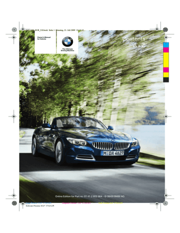 Owner's manual | BMW Z4 sDrive35i Owner`s manual | Manualzz