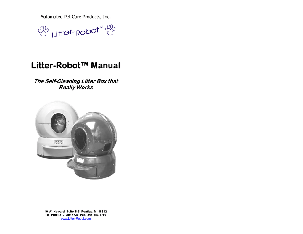 litter robot iii manual