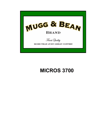 Micros Systems 3700 POS User manual | Manualzz