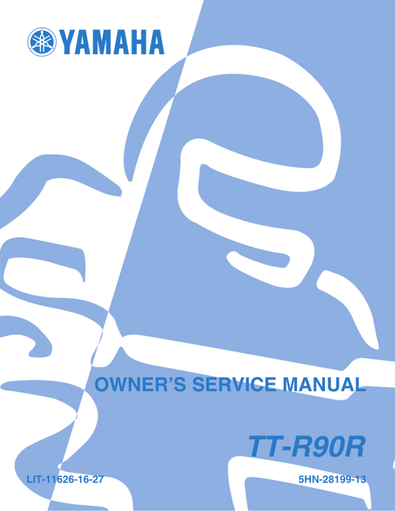 Yamaha Ttr90 M Service Manual Manualzz