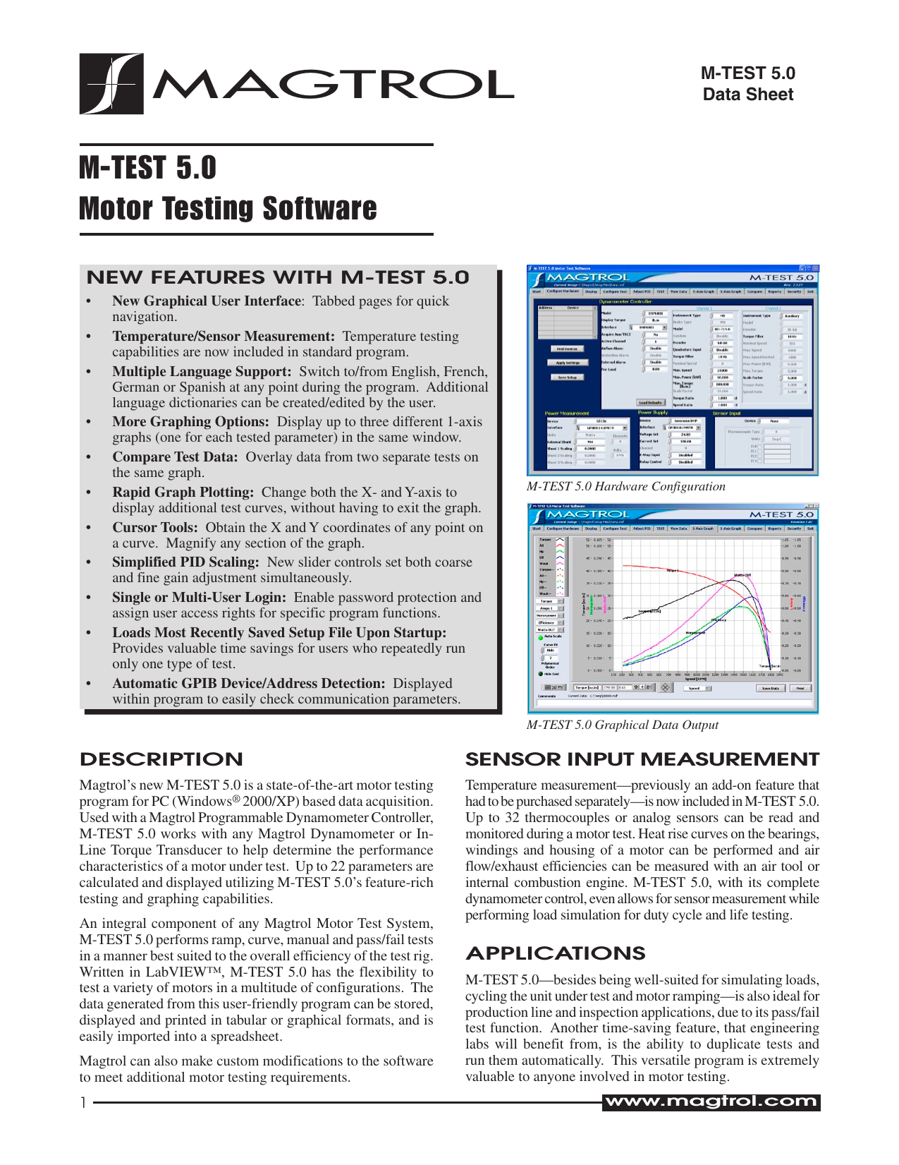 magtrol mtest 5.0