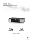 MOON Nēo 380D Digital-to-Analog Converter Owner's Manual