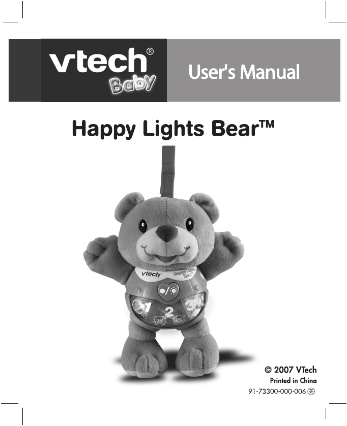 vtech crawling bear pink