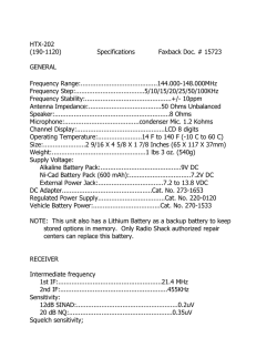 Realistic HTX-202 99-1120 - Manual, User manual | manualzz.com