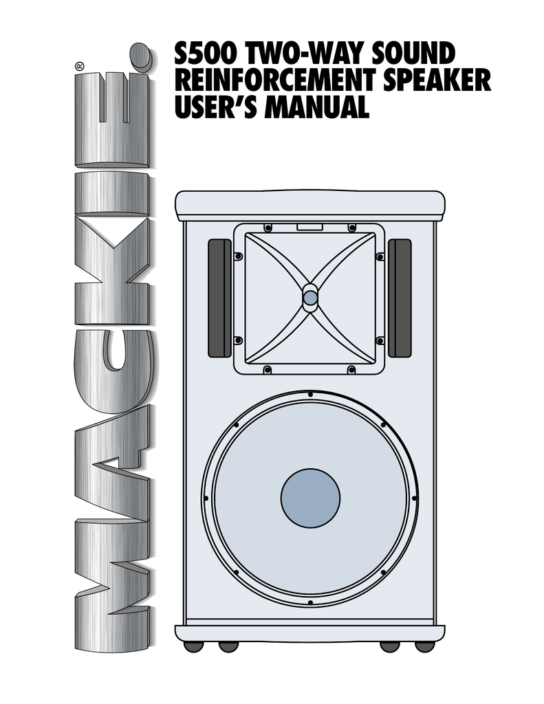 mackie s500 speakers