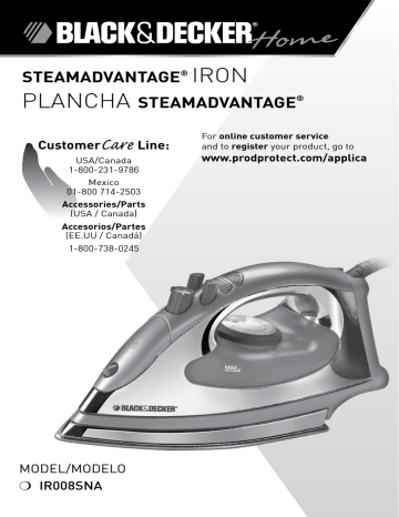 D3300, Elite Pro-Series Steam Iron, Navy