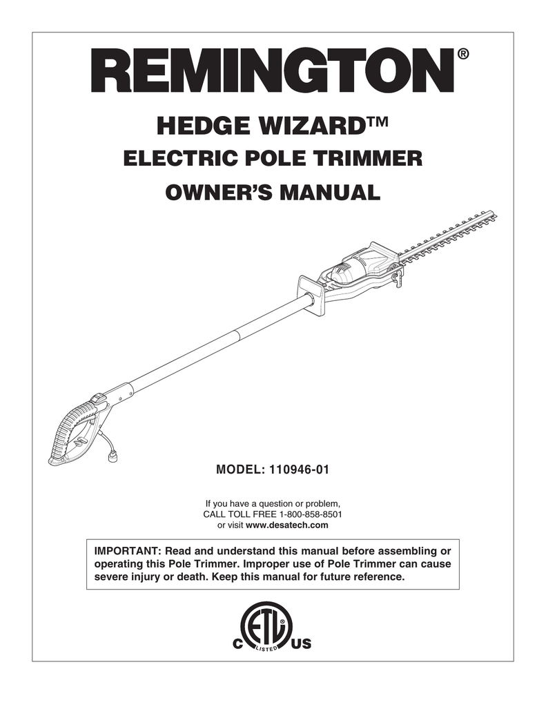 remington hedge wizard