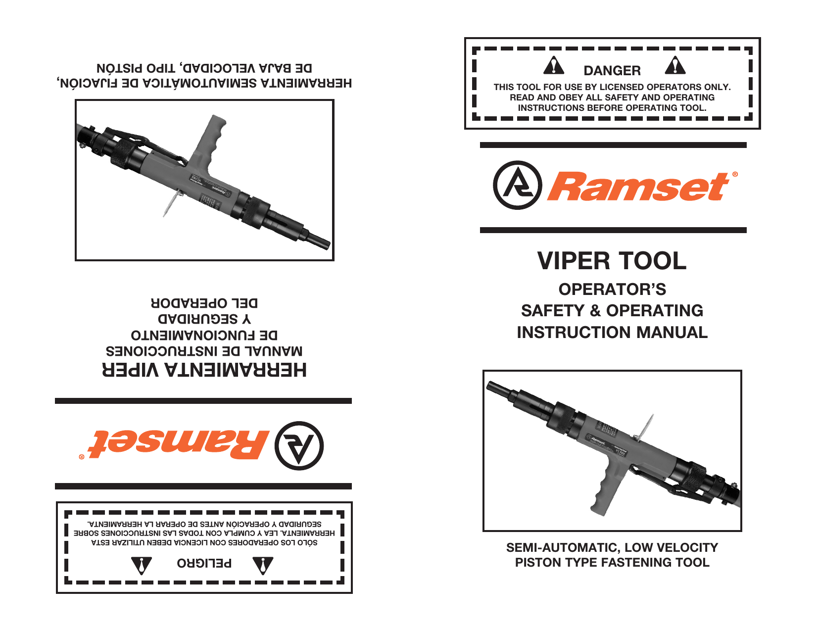 RAMSET Viper Tool User manual Manualzz