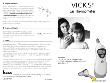 Vicks V971CFN-CAN Instruction manual | Manualzz