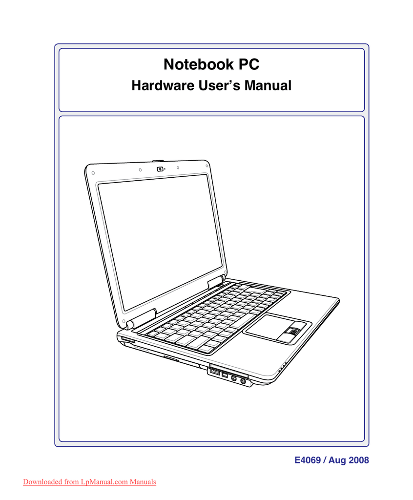 Asus N80Vc User`s manual | Manualzz