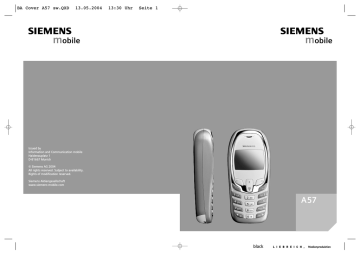 Siemens A57 Operating Instructions Manualzz