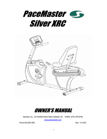 Aerobics Pacemaster Silver Xrc Owner S Manual Manualzz
