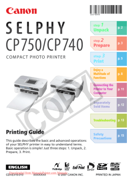selphy cp740 printer