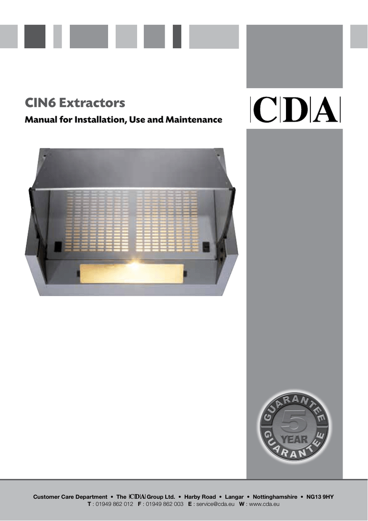 cda extractor filter cleaning