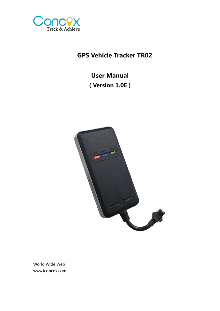 Concox GPS Vehicle tracker User manual Manualzz