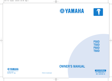 Yamaha F60D Owner`s manual | Manualzz