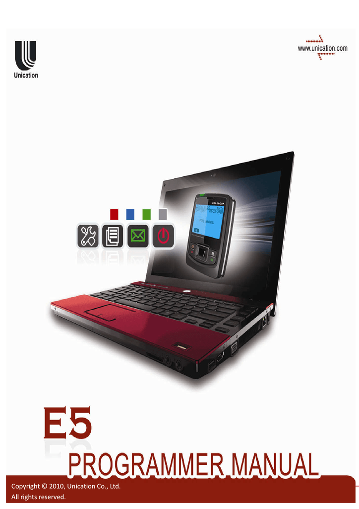 unication E5 User`s manual | Manualzz