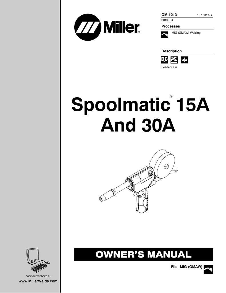 miller-spoolmatic-30a-owner-s-manual-manualzz