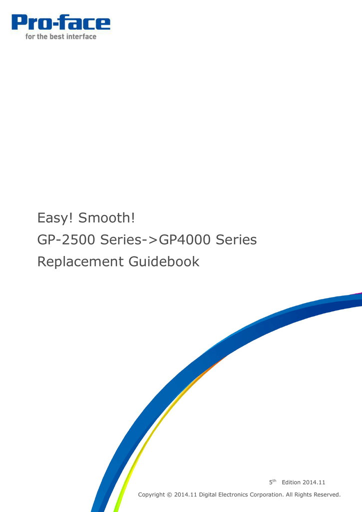 Pro-face GP-2500 Specifications | Manualzz