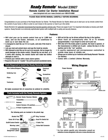 Directed Electronics 20402 Installation manual | Manualzz