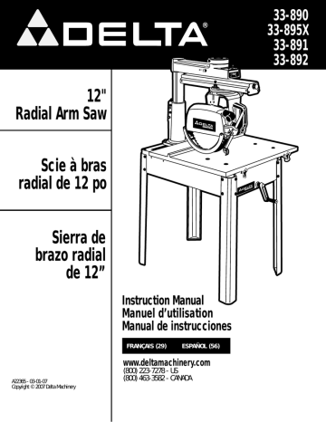 Delta 33-892 Instruction manual | Manualzz