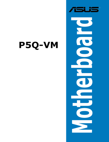 Asus P5Q-VM Computer Hardware User manual | Manualzz