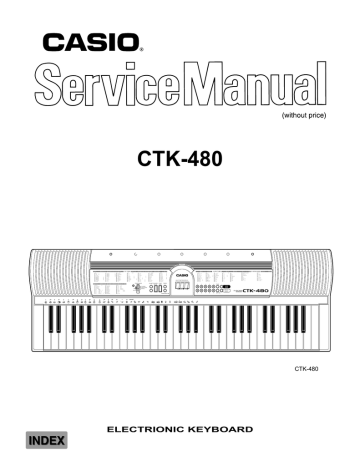 CTK-480 | User manual | Casio CTK480 service manual | Manualzz