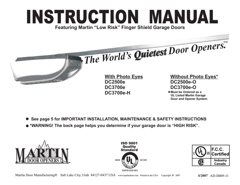 Marantec M4700 Instruction manual Manualzz