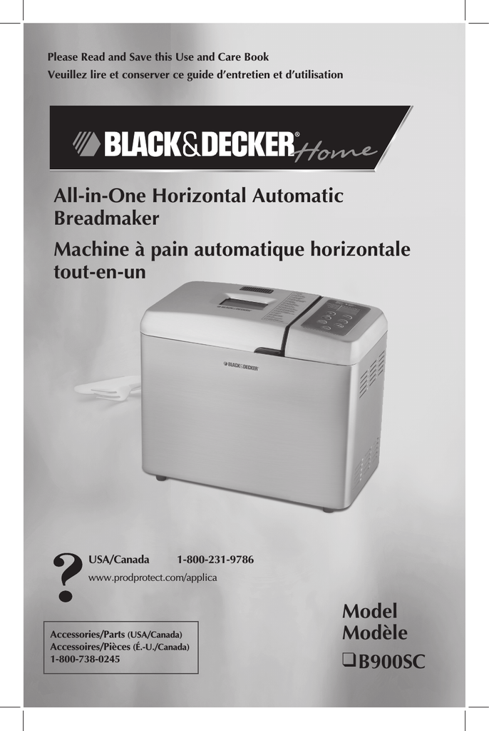 Black And Decker Bread Machine Parts Canada Reviewmotors.co