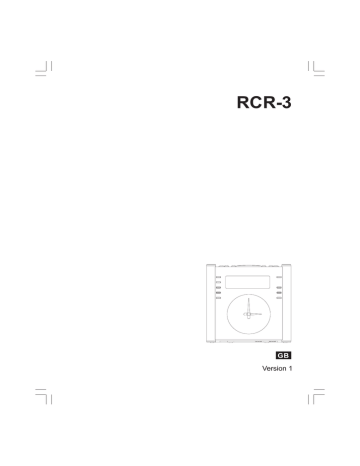 Sangean RCR-3 Operating instructions | Manualzz