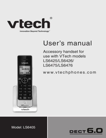 VTech VTECH LS6426-4 User`s Manual | Manualzz