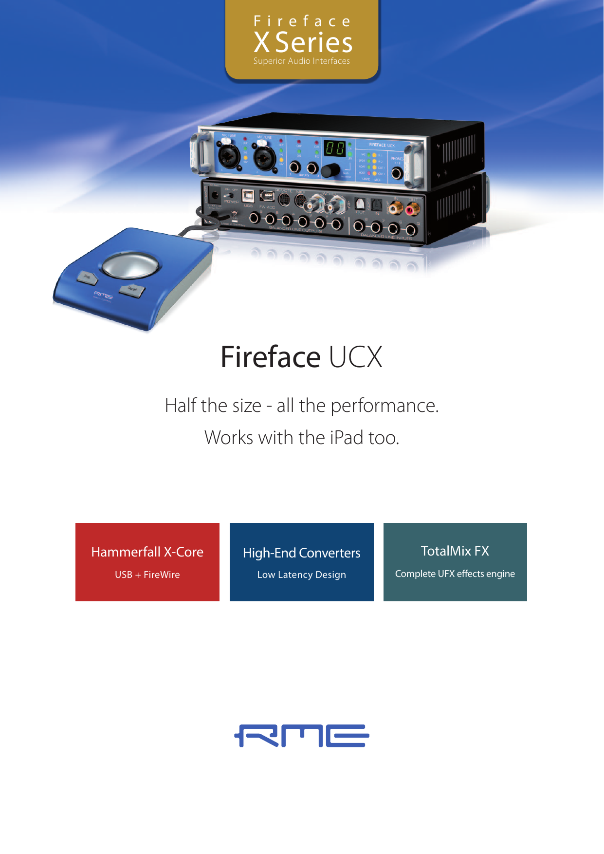 rme fireface ufx is usb 3.0 compatible