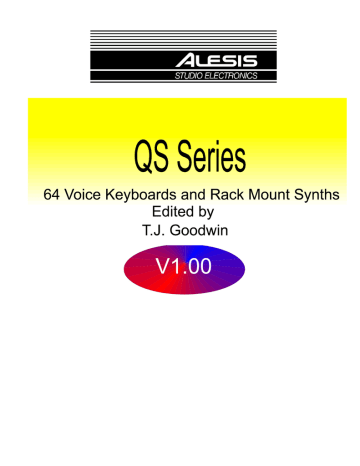 Alesis QS7.1 Service manual | Manualzz