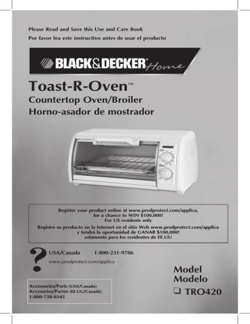 Black & Decker Toast-R-Oven TRO4075B Toaster Oven