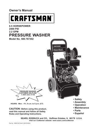 Craftsman 580 Owner S Manual Manualzz