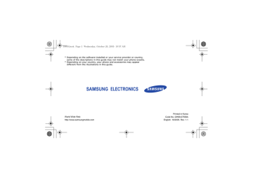 Samsung SGH-D600 User manual | Manualzz