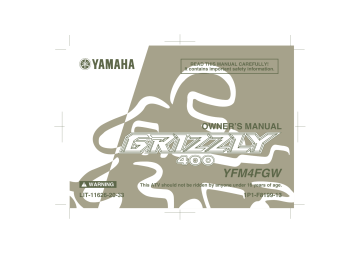 1P1-F8199-13 | LIT-11626-20-30 | Owner's manual | Yamaha YFM4FGW Owner`s manual | Manualzz