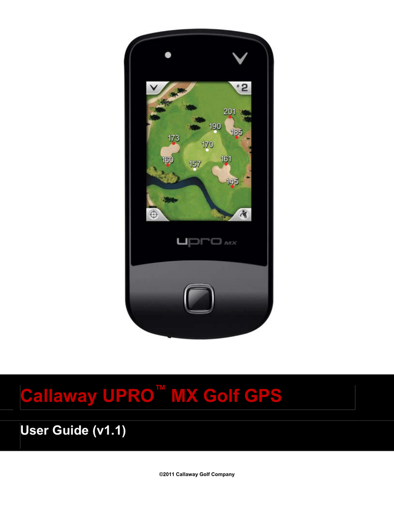 CALLAWAY UPRO MANUAL PDF