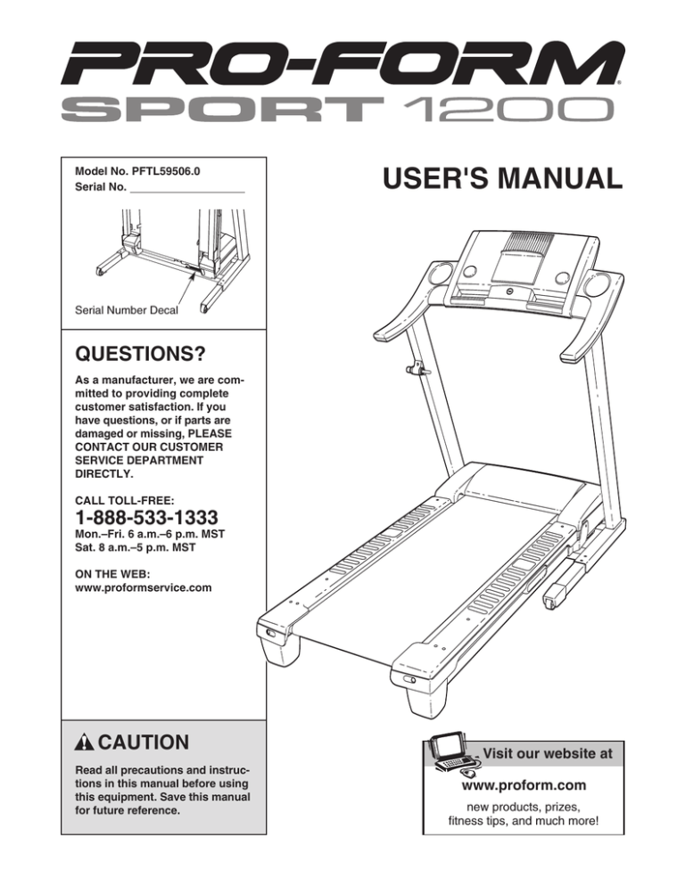 proform crosswalk sport