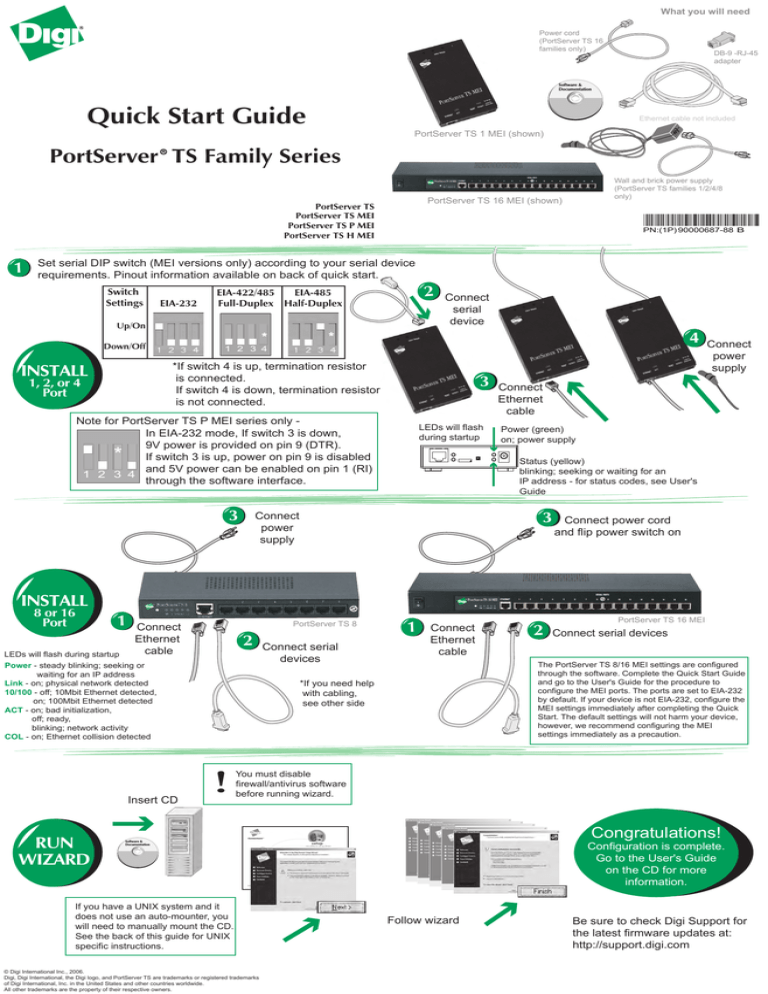 Digi Portserver Ts 8 User S Guide Manualzz