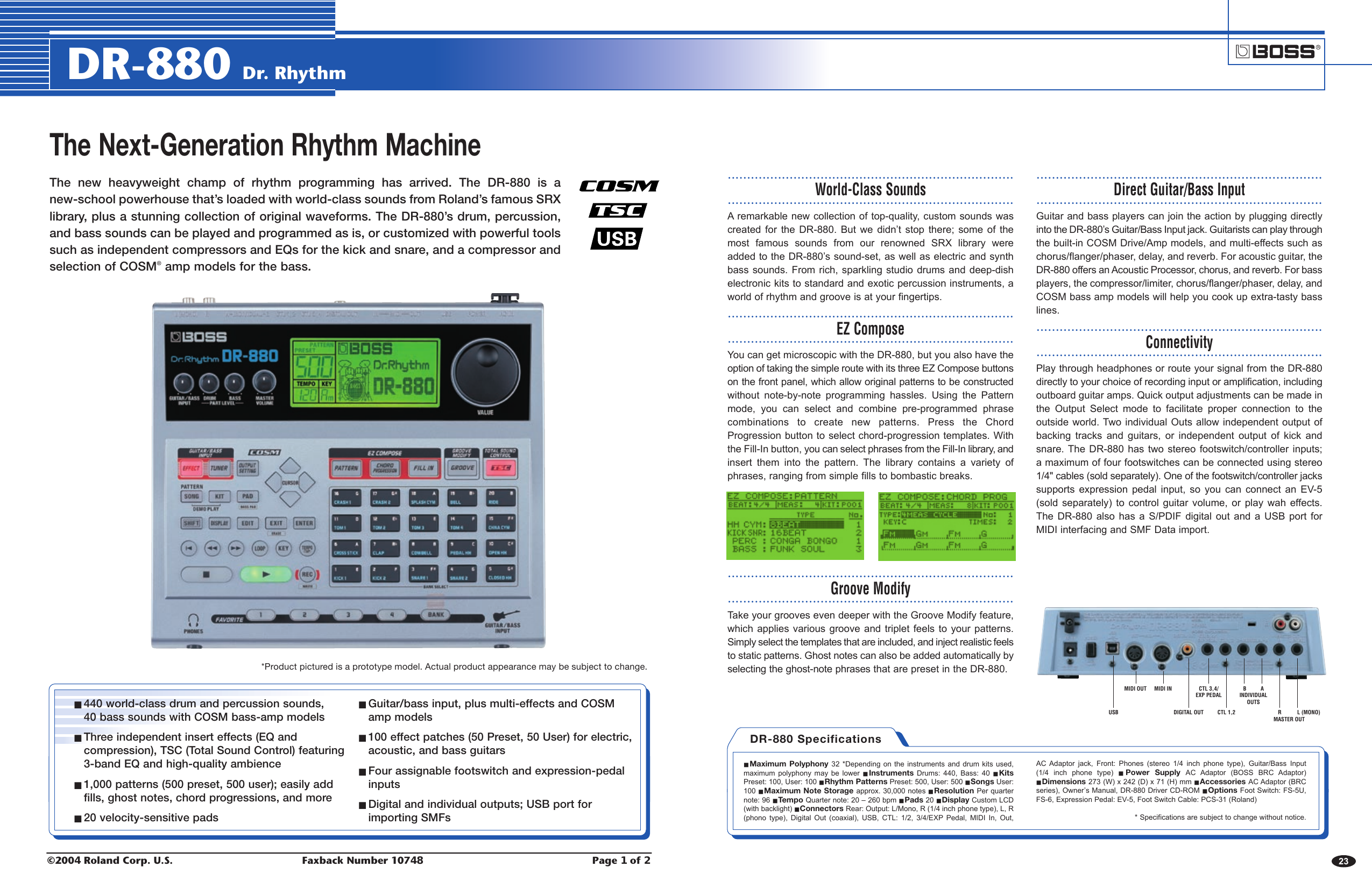 groove machine synth presets