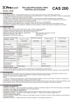 Manual de usuario - Teclado RFID CAS 200