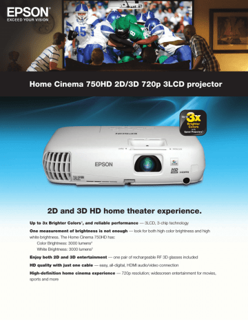 Epson L-750 Specification | Manualzz